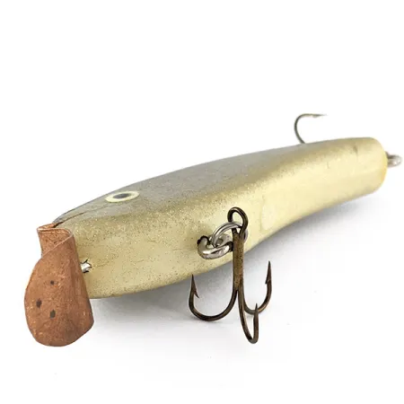 Hand-made Handcrafted, 14g Goud/Olijf, Houten Crankbait #22640