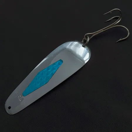 Miller ITHACA 75, 10g, nikkel/blauw, sleepplepel #22642