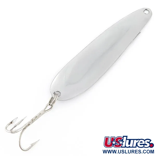 Hicks Tackle Trolling Spoon, 8g nikkel/hologram, Trollepel #22675