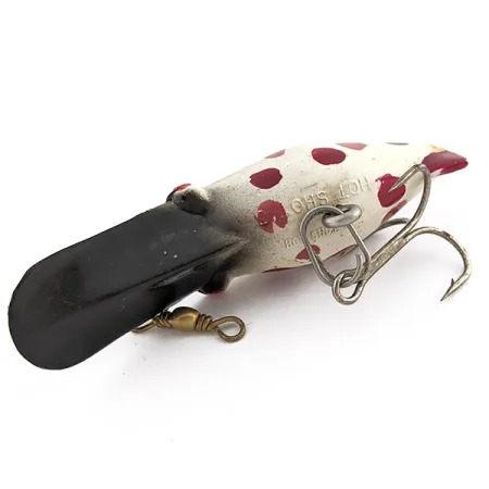 Luhr Jensen Hot Shot - 3, 5,5g wit/rood/zwart, Plug #22702