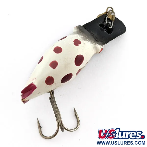 Luhr Jensen Hot Shot - 3, 5,5g wit/rood/zwart, Plug #22702