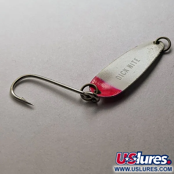 Dick Nite, wit parelmoer/rood UV, 1g, lepel #22811