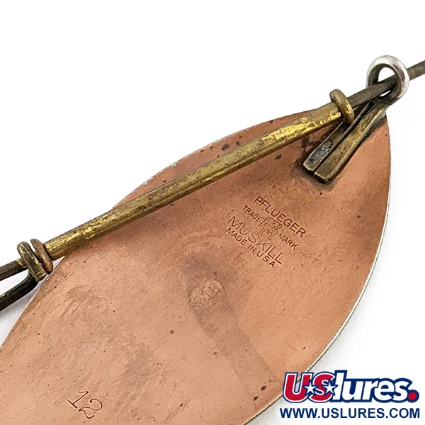Pflueger Muskill 12, Nikkel/Koper, 45g, Spinner #22844