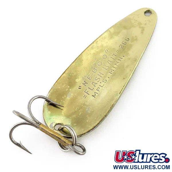 Nebco Flashbait 266, 10g messing lepel #22854