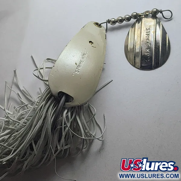 Strike King Timber Spin, 14g Pearl, Spinnerbait #22948