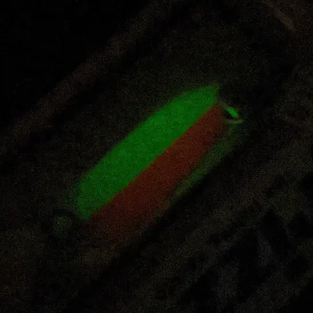 Andy Reekers Grizzly, Rood/Wit Glow, 4,5g, Lepel #22974