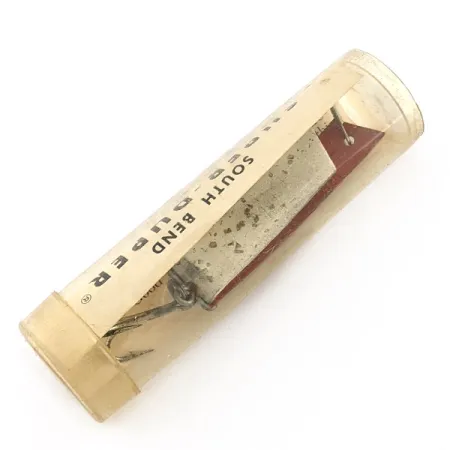 South Bend Super-Duper 506, 7g, Zilver-Groen, Lepel #22994