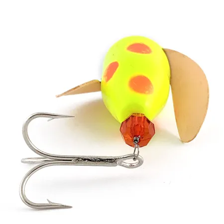 Yakima Bait Worden’s Spin N Glo, Geel, 8g, Gevleugelde Drijver #23031