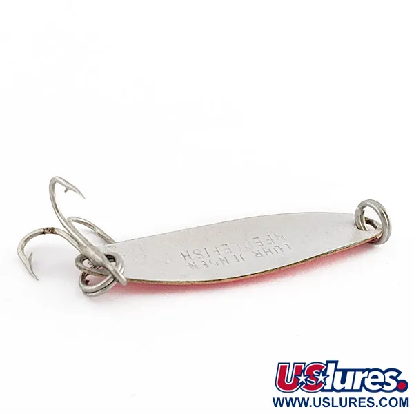 Luhr Jensen Needlefish 1 UV, 2g, wit parelmoer/felroze UV, Lepel #23033