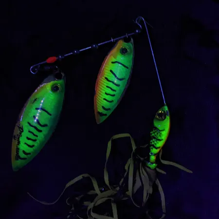 Wahoo Prizm, Fire Tiger UV, 19g Spinnerbait #23039