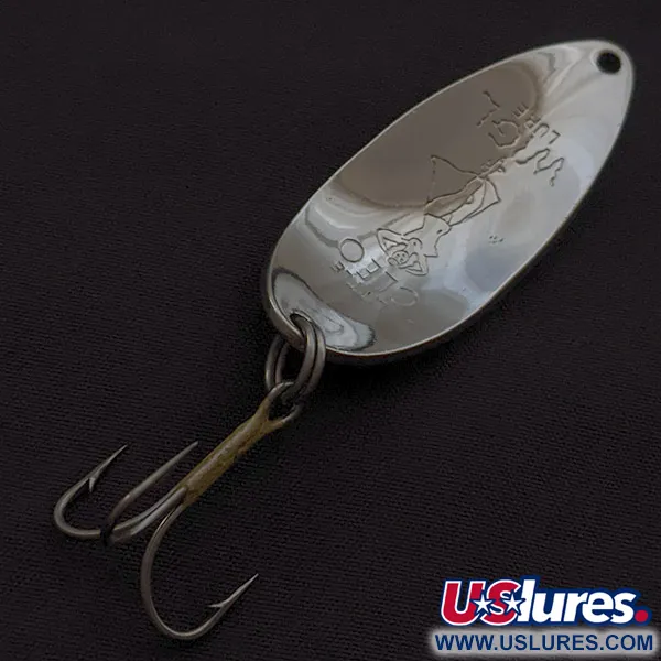 Seneca Little Cleo (Hula Girl), 14g, Chrome/Blauw, Lepel #23049