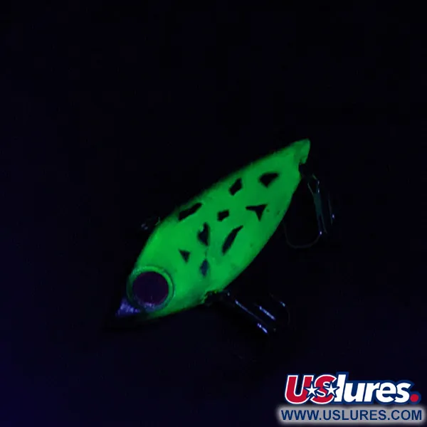 Wahoo WAZP Rattler, 10g, Fluorescent Lime, Lipless Crankbait #23067