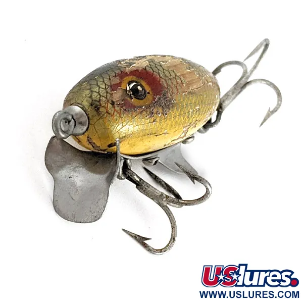 Strike King Clarks Water Scout Wood, 9g, Goud, Plug #23095