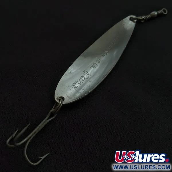 Sølvkroken Storlaksen, zilver, 10g, Lepel #23107