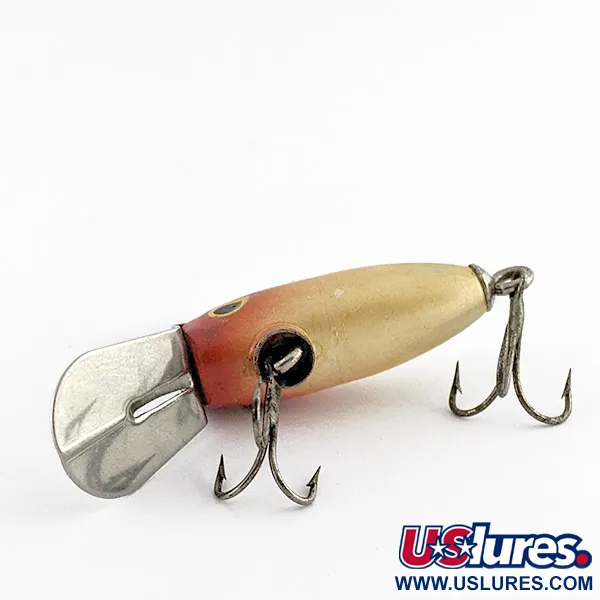 Rebel Minnow, 5,5g, Crème-Rood, Drijvende Plug #23111