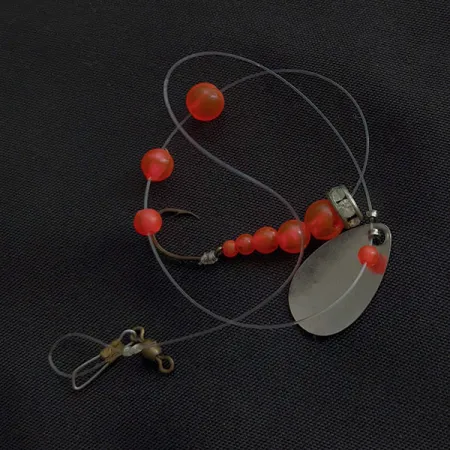 Mack's Lure Wedding Ring, Nikkel/Roze, 2g, Kokanee-onderlijn #23122