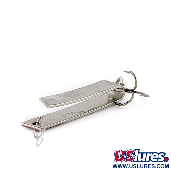 Luhr Jensen Super-Duper 502, 2,5g nikkel/rood, Lepel #23158