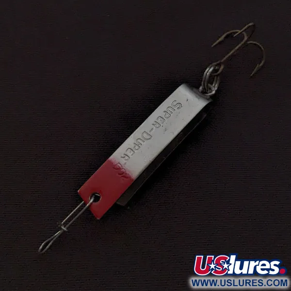 Luhr Jensen Super-Duper 502, 2,5g nikkel/rood, Lepel #23158