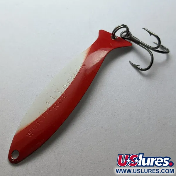 Worth Fly Rod Demon, 2,5g nikkel/rood/wit, lepel #23414