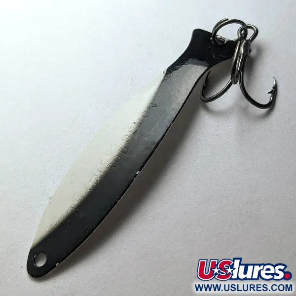 Worth Fly Rod Demon, 2,5g, zwart/wit/nikkel, Lepel #23175