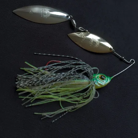 Daiwa Double Willow, 14g, Chartreuse/Groen, Spinnerbait #23183