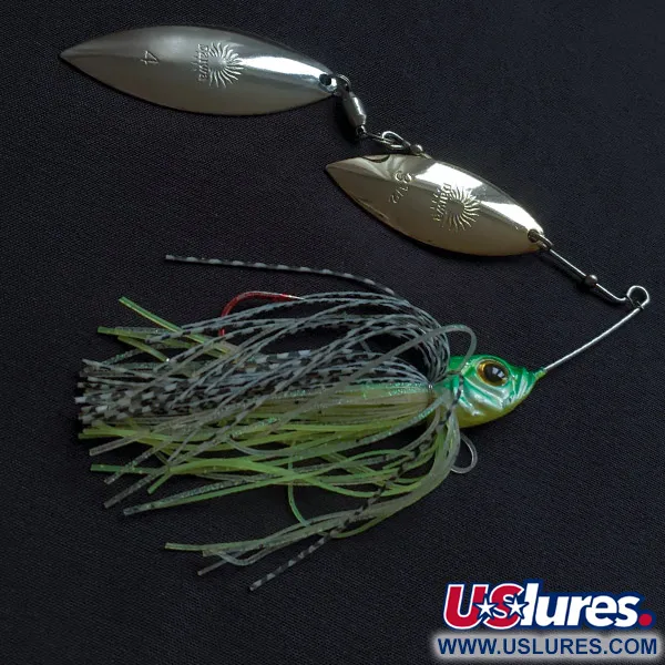 Daiwa Double Willow, 14g, Chartreuse/Groen, Spinnerbait #23183