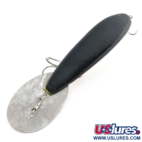 Burke Little Big Dig, 14g, Zwart Geel, Drijvende Plug #23226