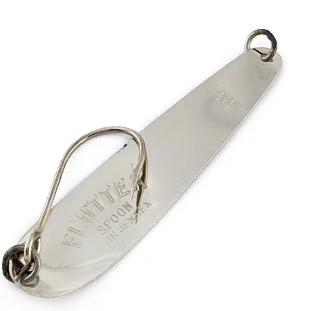 Luhr Jensen Flutter Spoon 44, 4g nikkel/blauw, Lepel #23239