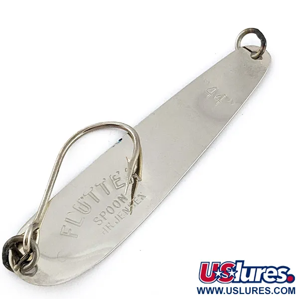 Luhr Jensen Flutter Spoon 44, 4g nikkel/blauw, Lepel #23239