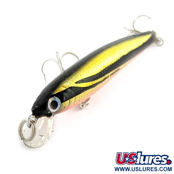 Yo-Zuri Pin's Minnow 50F, 2g, Goud/Zwart/Oranje, Plug #23274