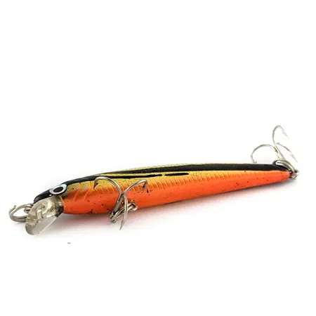 Yo-Zuri Pin's Minnow 50F, 2g, Goud/Zwart/Oranje, Plug #23274