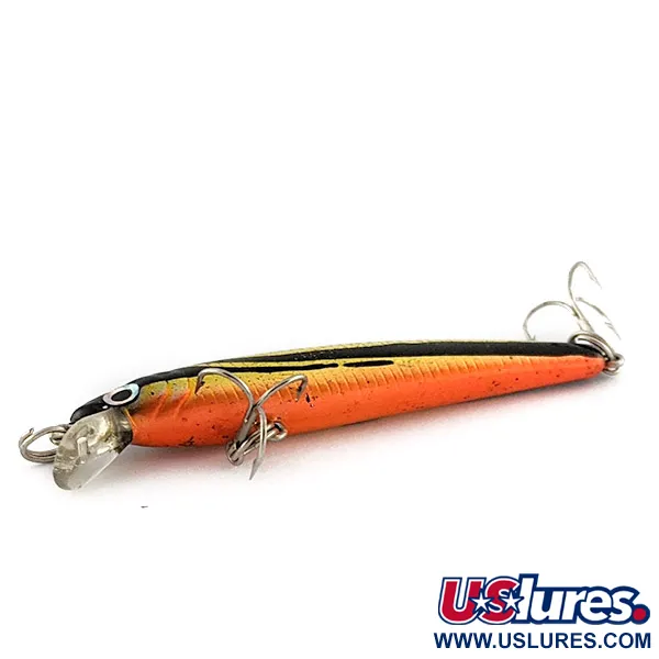 Yo-Zuri Pin's Minnow 50F, 2g, Goud/Zwart/Oranje, Plug #23274