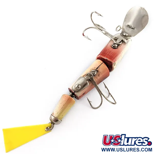 Bud Stewart Jointed Wood, 10g, Groen Schubbenpatroon, Kunstaas #23311