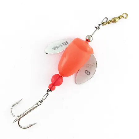 Yakima Bait Worden's Spin-n-Glo, 0,9g, Oranje/Wit, Driftbobber #23344