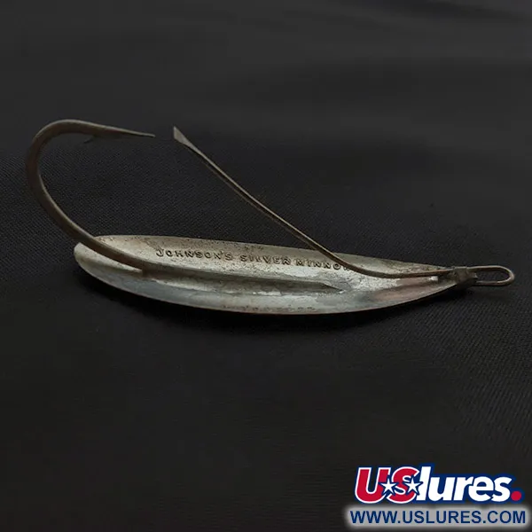 Johnson Silver Minnow Weedless, 9g, Koper/Zilver, Lepel #23351