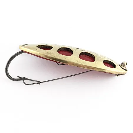 South Bend Sun Spot, 14g goud/rood, Lepel #23358