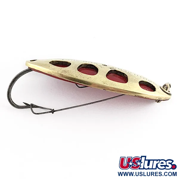 South Bend Sun Spot, 14g goud/rood, Lepel #23358