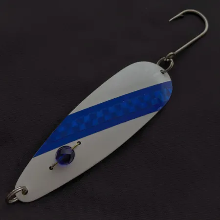 Red Eye Lures Red Eye Evil Eye, 9g wit/blauw, Lepel #23367