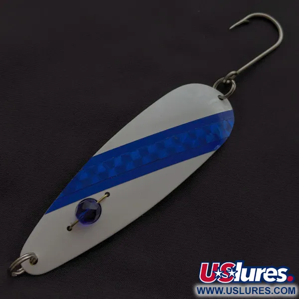 Red Eye Lures Red Eye Evil Eye, 9g wit/blauw, Lepel #23367