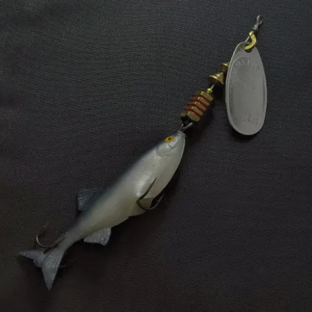 Mepps Comet 3 Mino, zilver, 9g, spinner met visje #23428