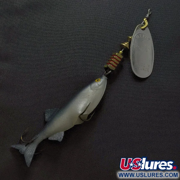 Mepps Comet 3 Mino, zilver, 9g, spinner met visje #23428