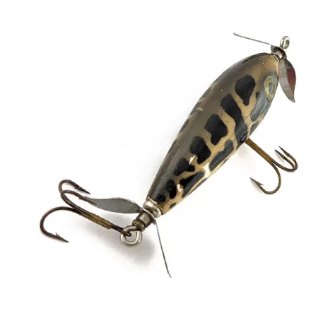 South Bend Nip-I-Diddee, 11g, Geel/Zwart, Topwater Kunstaas #23437
