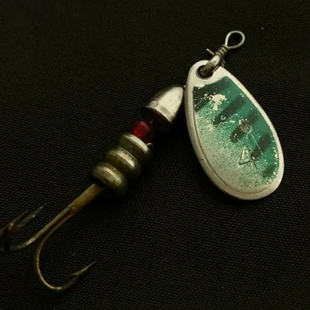 Shakespeare Jet, 4g, zilver-groen, spinner #23505