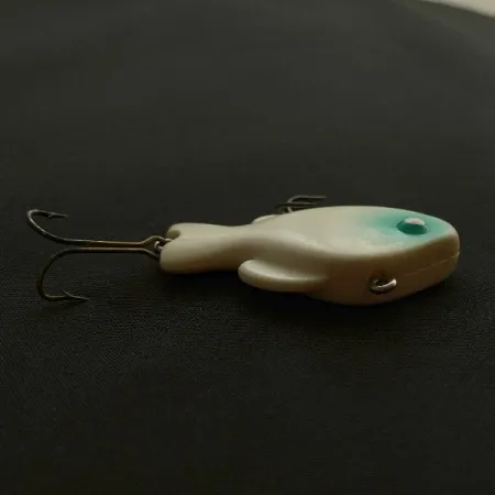 Fred Arbogast, 7g Crème/Teal, Vintage Kunstaas #23509