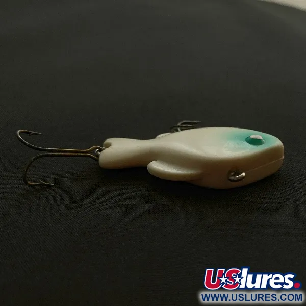 Fred Arbogast, 7g Crème/Teal, Vintage Kunstaas #23509