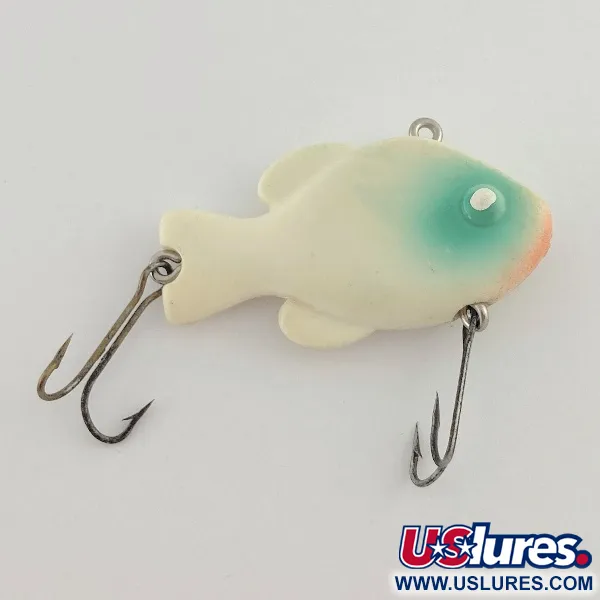 Fred Arbogast, 7g Crème/Teal, Vintage Kunstaas #23509