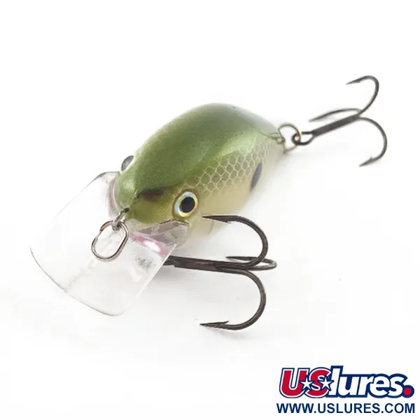 Strike King KVD 1.5 Silent square bill, Olive Sexy Shad, 12g, Plug #23556