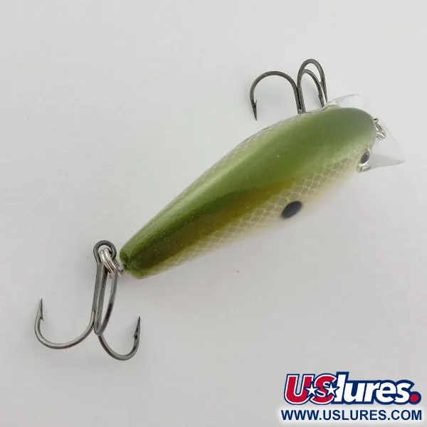 Strike King KVD 1.5 Silent square bill, Olive Sexy Shad, 12g, Plug #23556