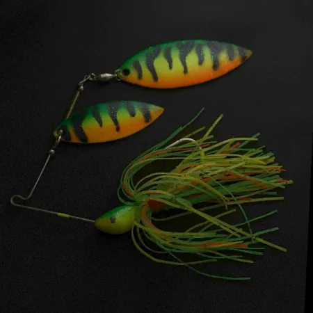 Double Willow Blade, 1oz Fire Tiger, Spinnerbait #23567