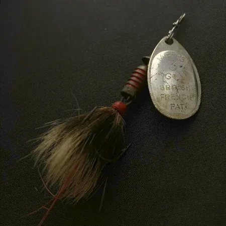 Mepps Aglia 3, zilver, 7.3g, spinner met eekhoornstaart #23570